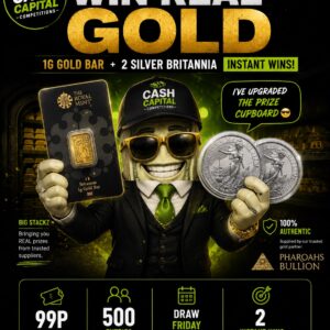 1G Gold Bar + 2 Silver Britannia Coins